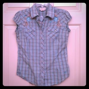 Ariat short sleeve button western shirt